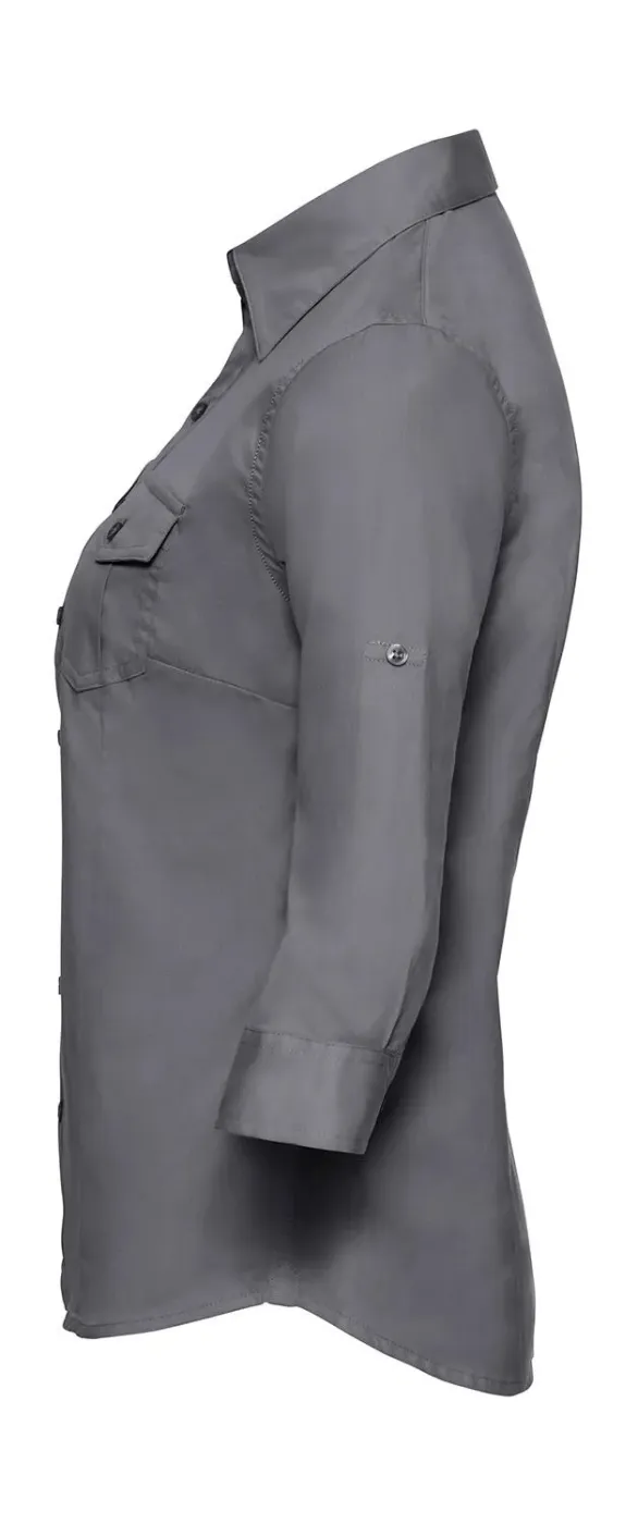 Ladies' Roll 3/4 Sleeve Shirt