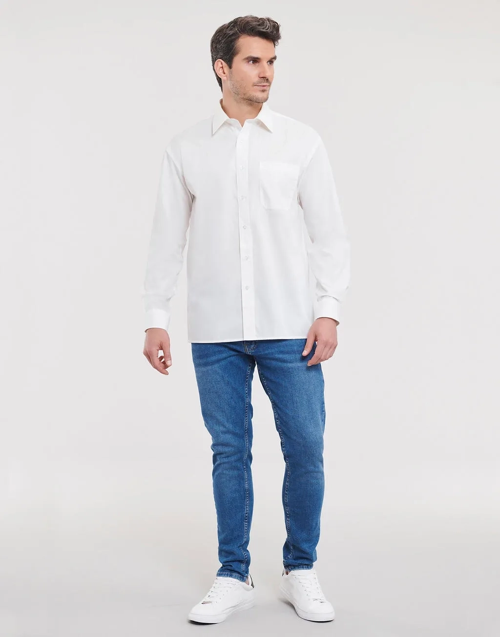 Cotton Poplin Shirt LS