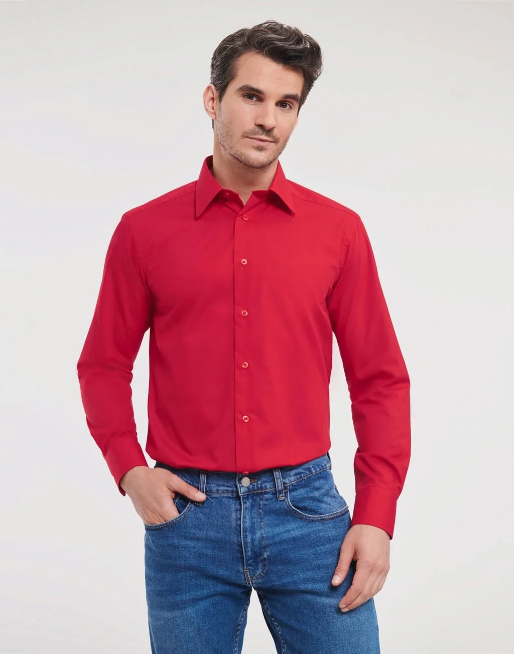 Tailored Poplin Shirt LS