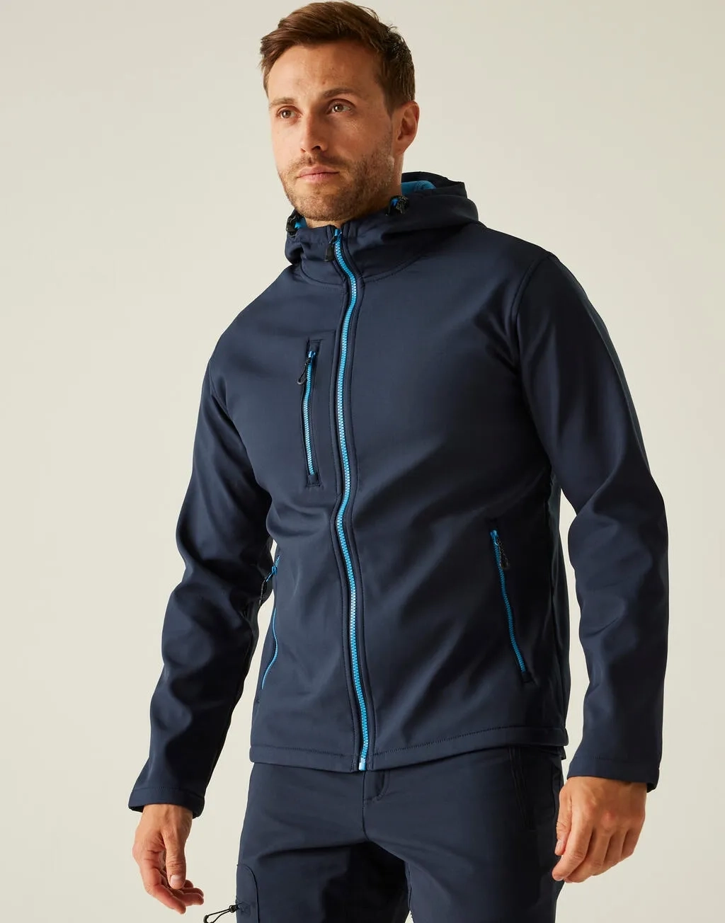 Navigate 2-Layer Hooded Softshell Jacket