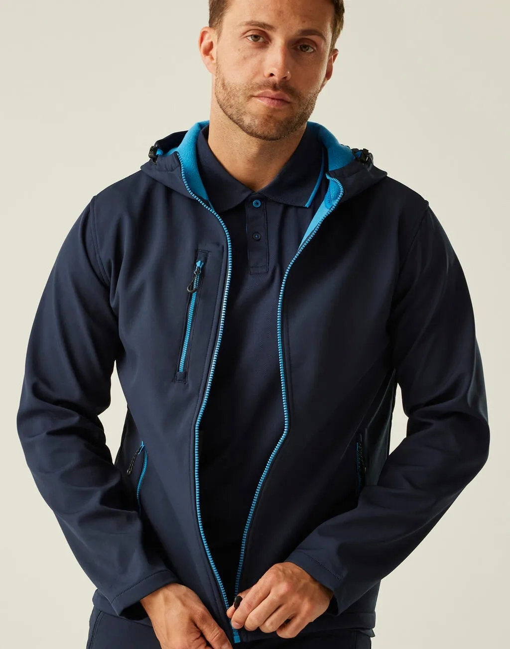 Navigate 2-Layer Hooded Softshell Jacket