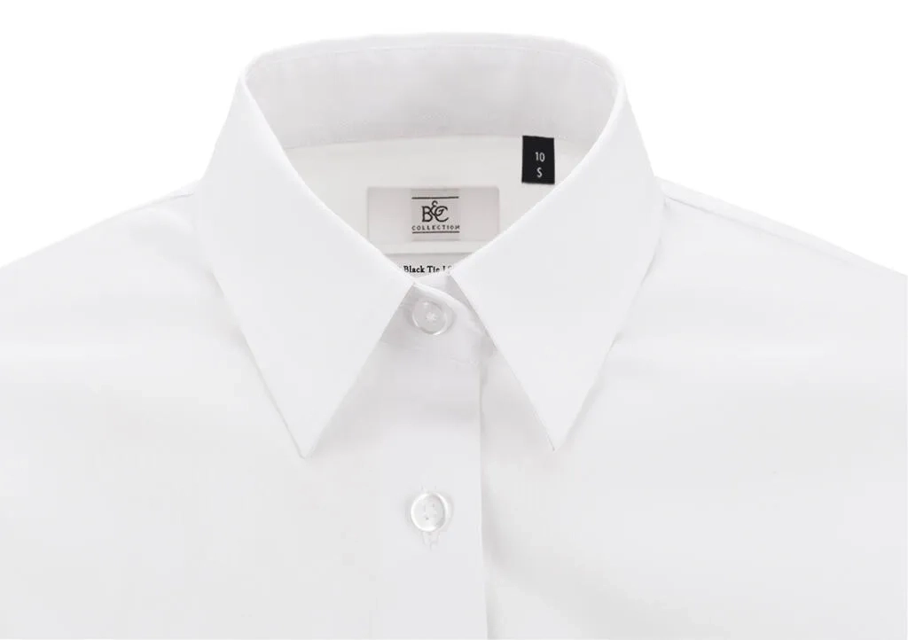 Black Tie LSL/women Poplin Shirt