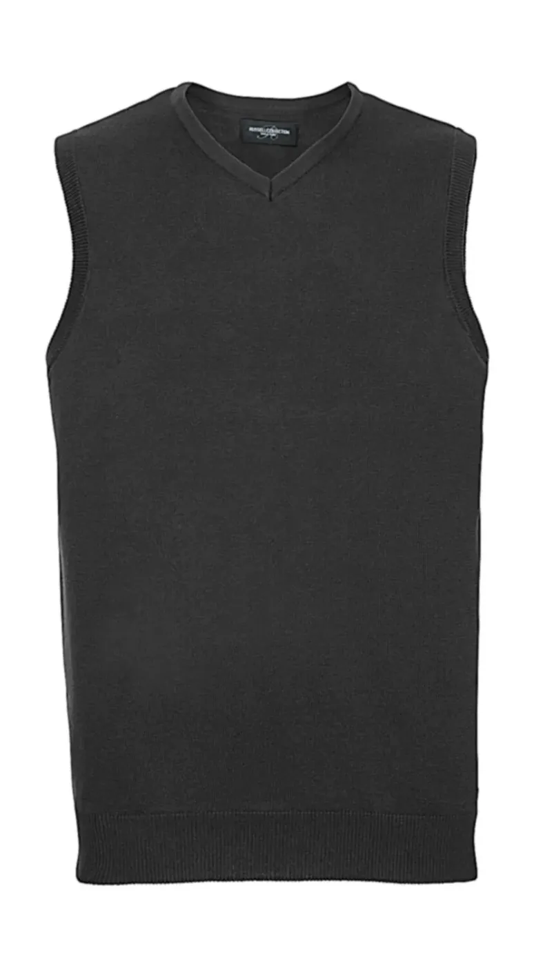 Adults' V-Neck Sleeveless Knitted Pullover
