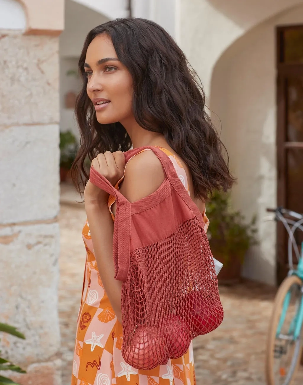 Organic Cotton Mini Mesh Grocery Bag