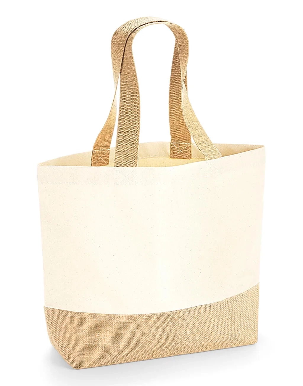 Jute Base Canvas Tote