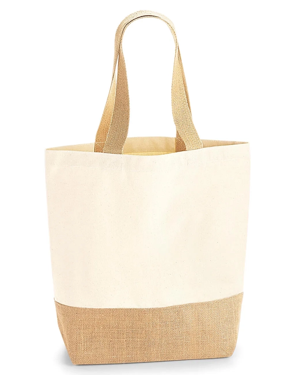 Jute Base Canvas Shopper