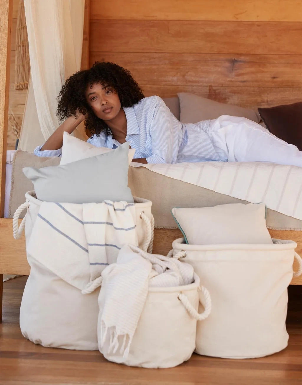 Heavy Canvas Storage Trug