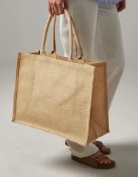 Shimmer Jute Shopper