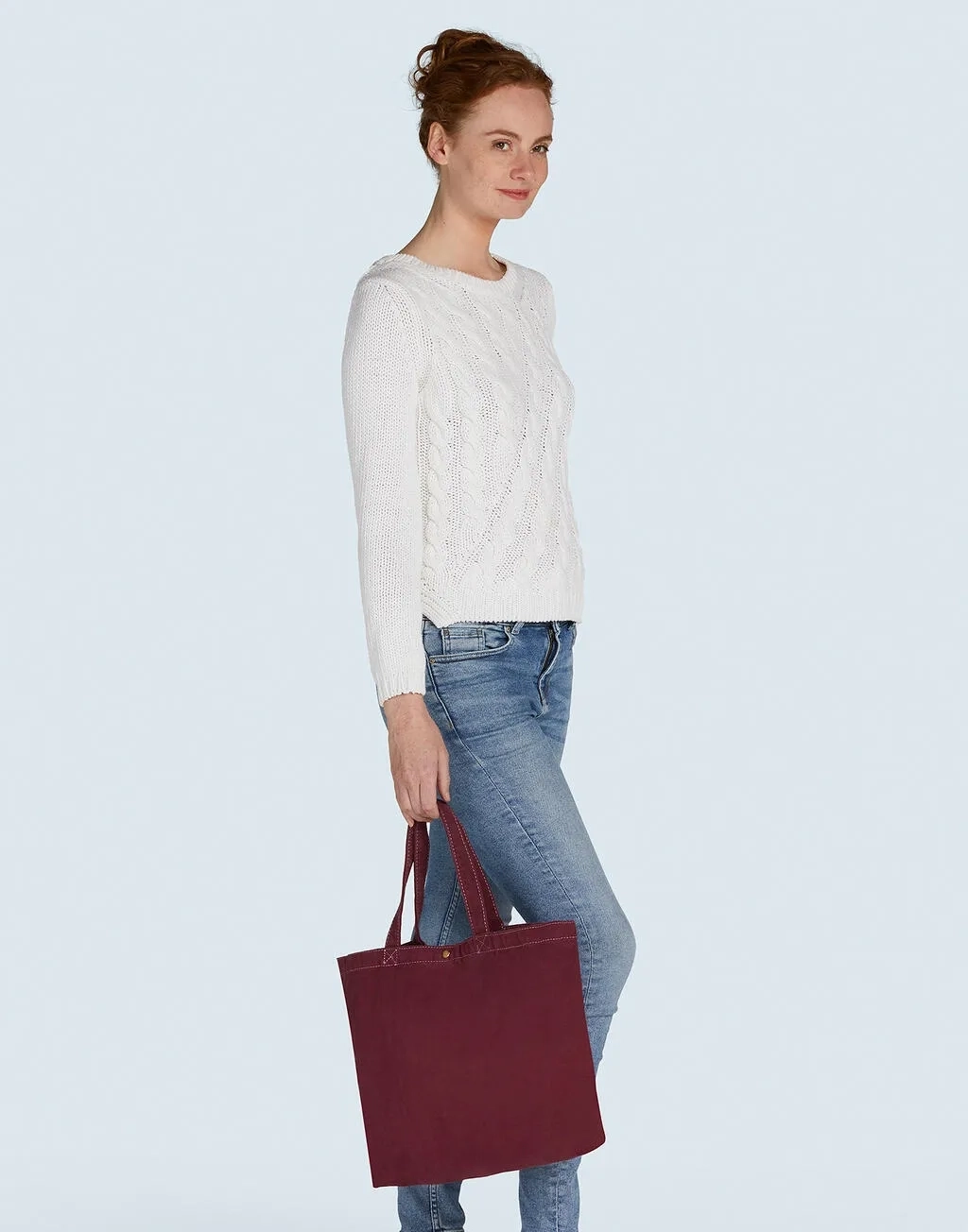 Large Canvas Shopper