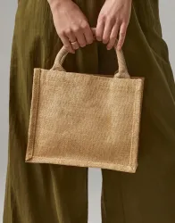 Shimmer Jute Mini Gift Bag