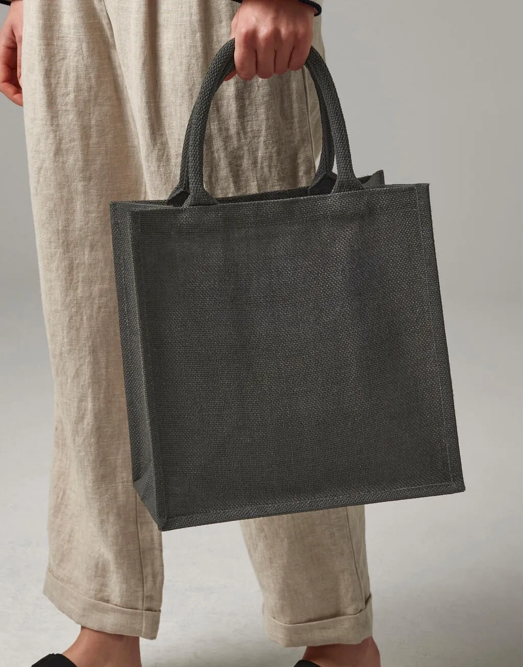 Jute Midi Tote