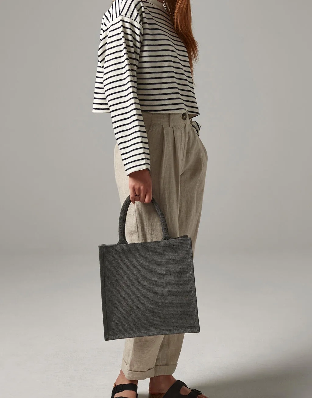 Jute Midi Tote