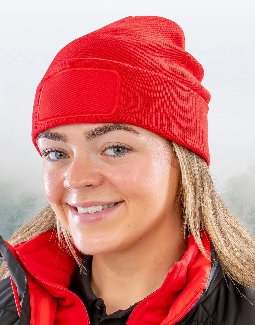 Recycled Double Knit Printers Beanie