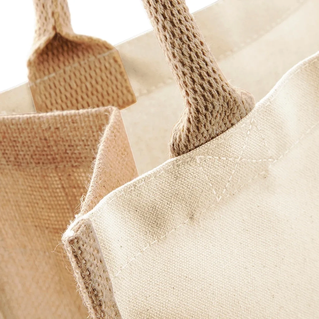 Printers' Midi Jute Bag