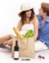 Chennai Short Handled Jute Shopper Bag