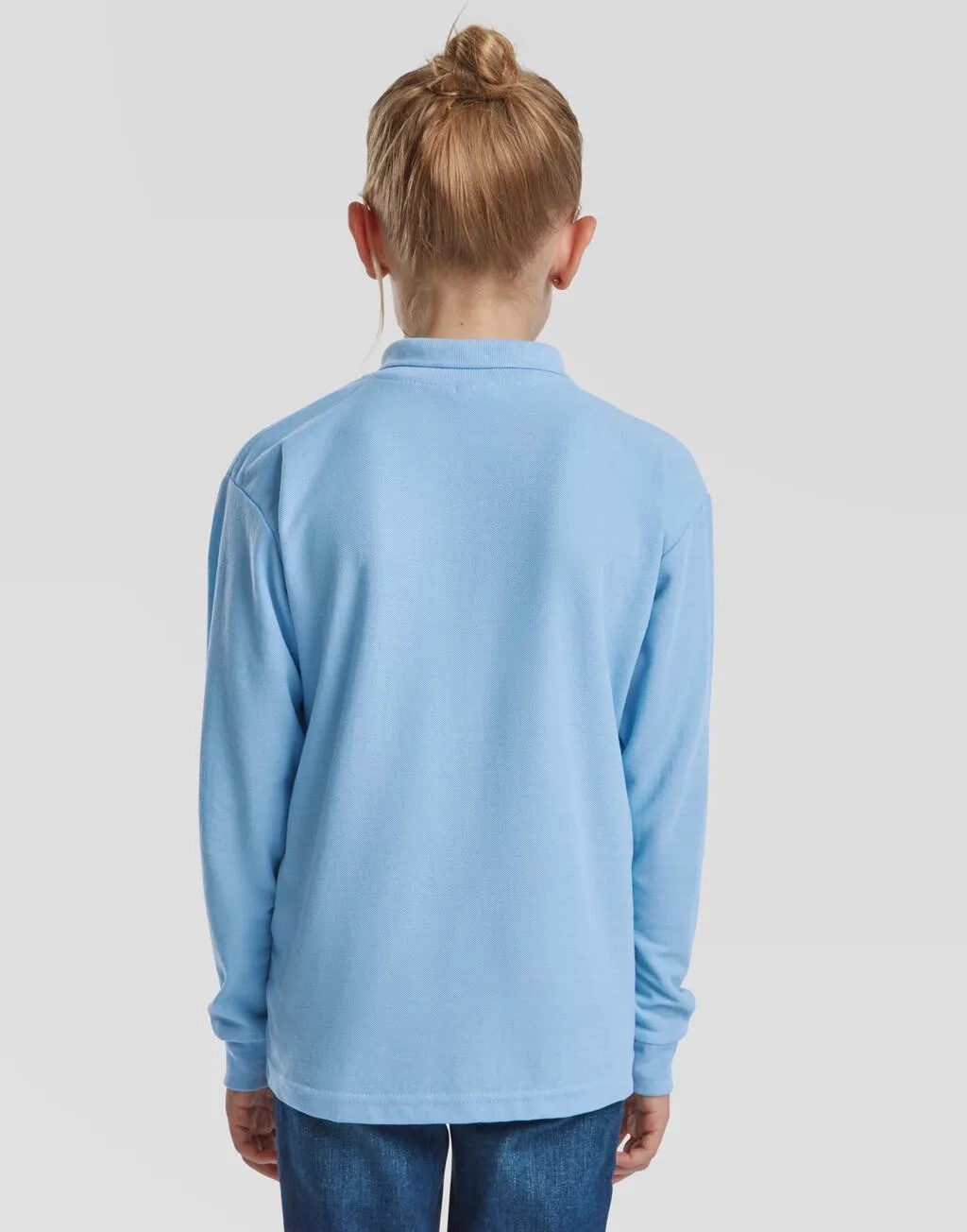 Kids 65/35 Long Sleeve Polo