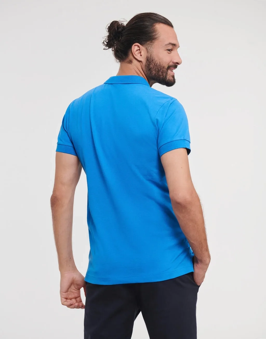 Men's Fitted Stretch Polo