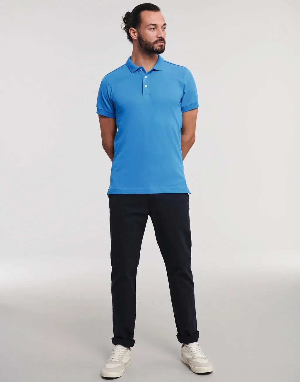 Men's Fitted Stretch Polo