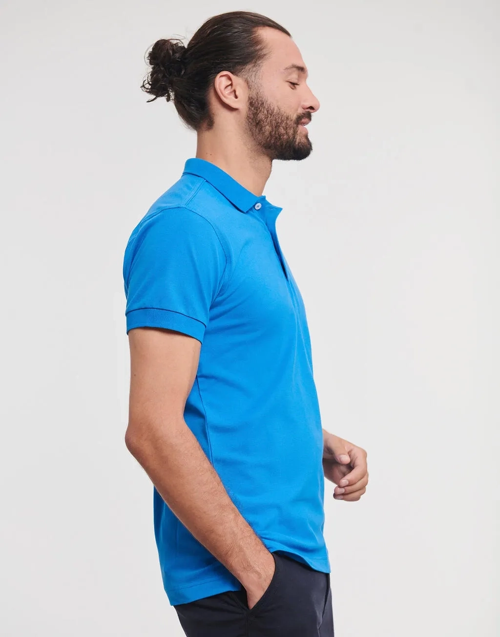 Men's Fitted Stretch Polo