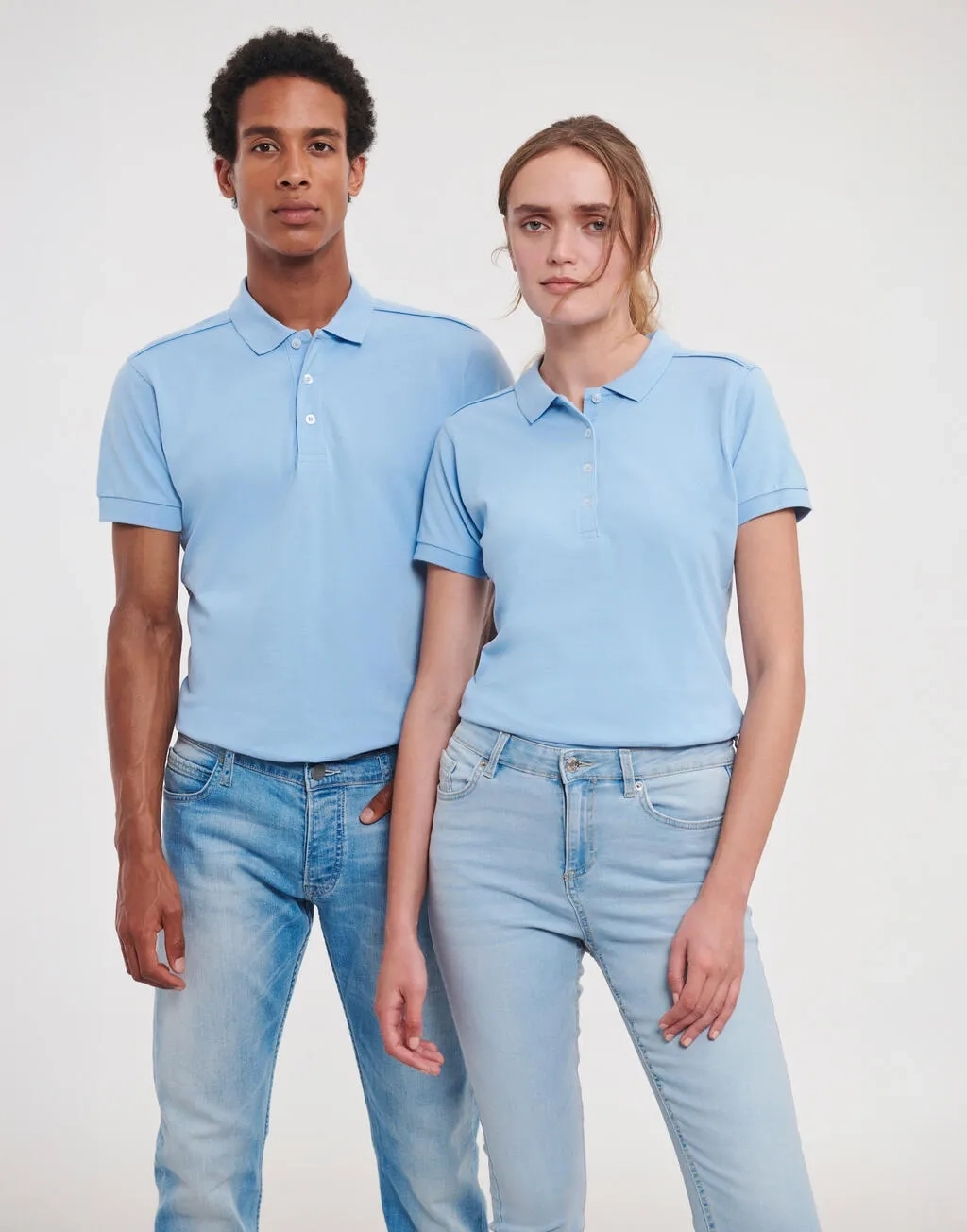 Men's Fitted Stretch Polo