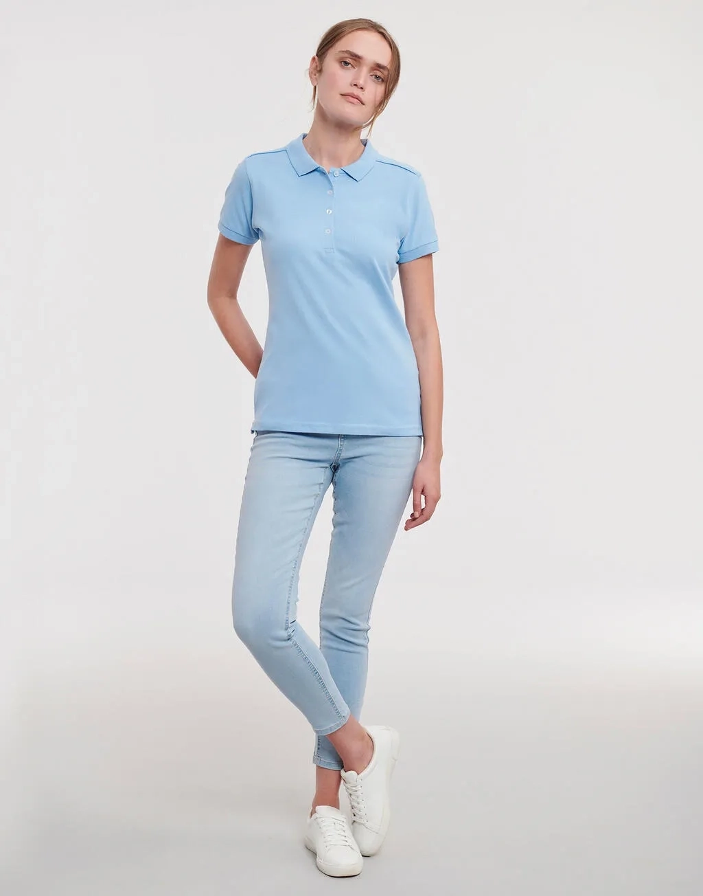 Ladies' Fitted Stretch Polo