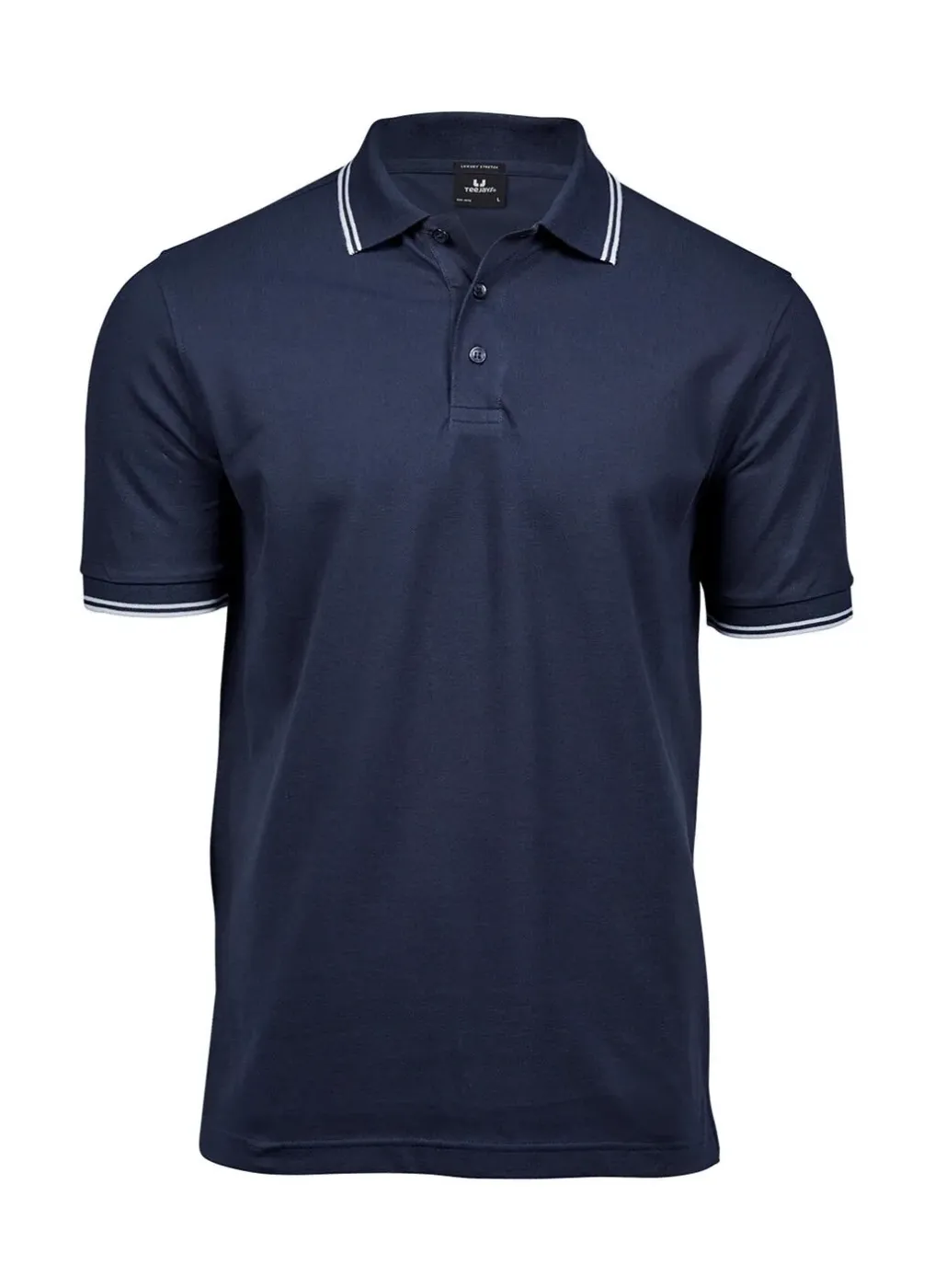 Luxury Stripe Stretch Polo