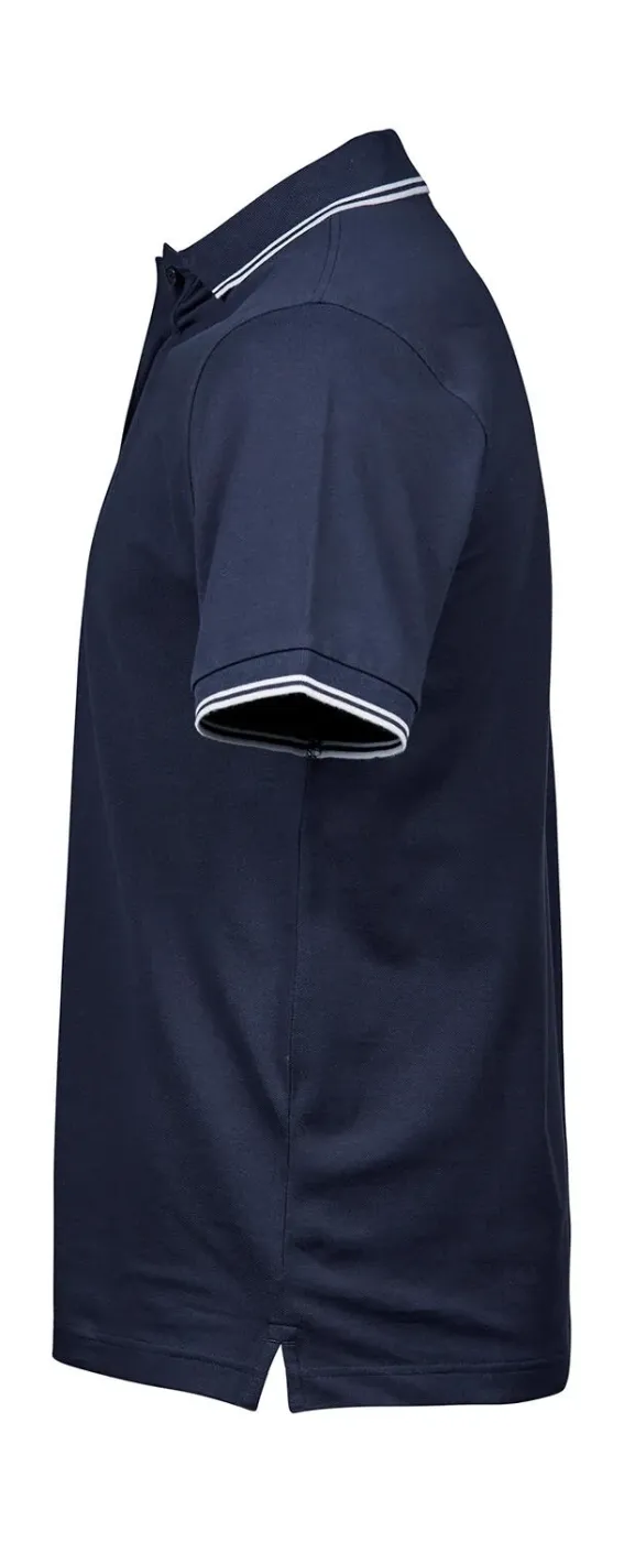 Luxury Stripe Stretch Polo