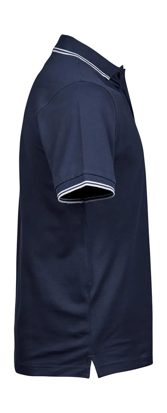 Luxury Stripe Stretch Polo