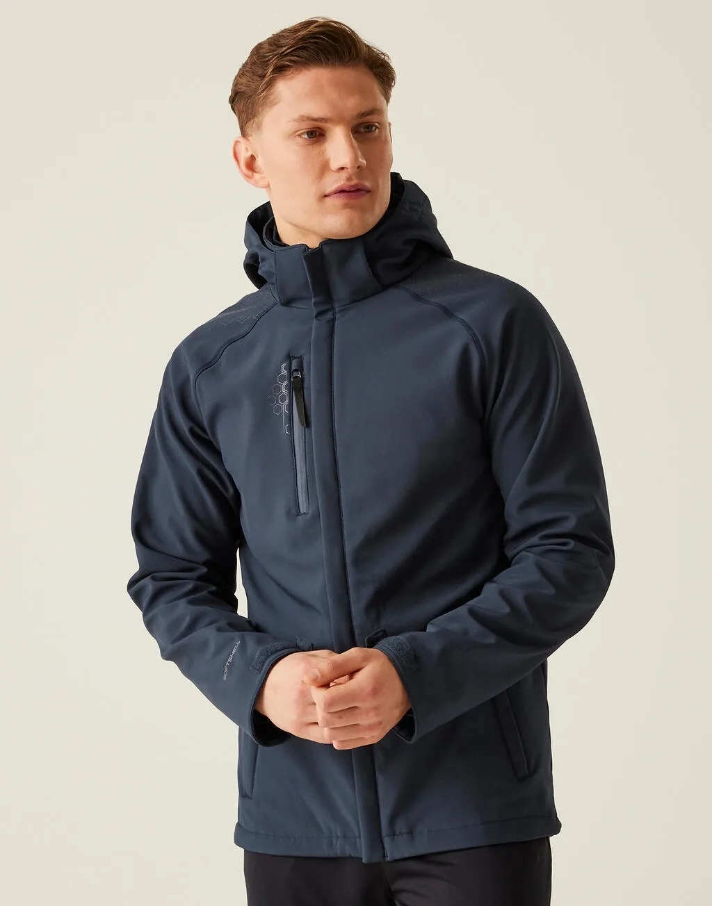 Repeller Lined Hooded Softshell