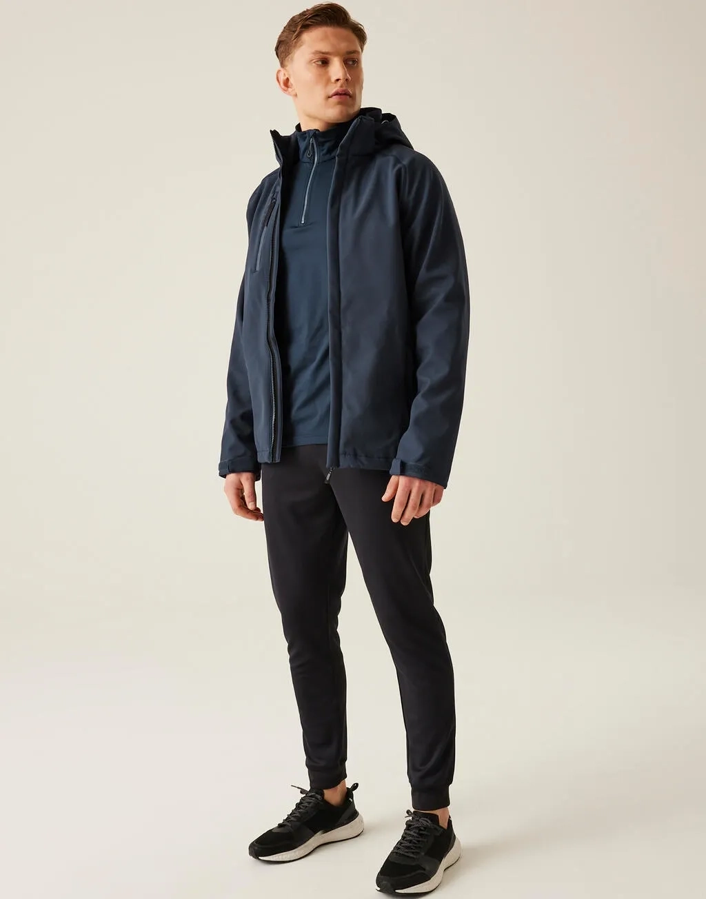 Repeller Lined Hooded Softshell