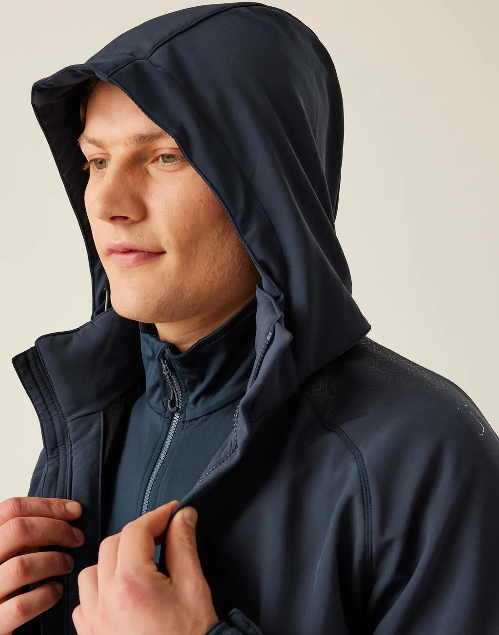 Repeller Lined Hooded Softshell