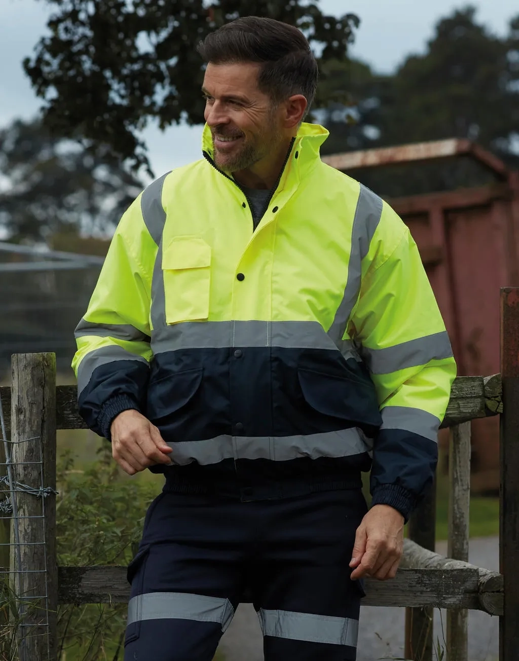 Fluo 2-Tone Bomber Jacket