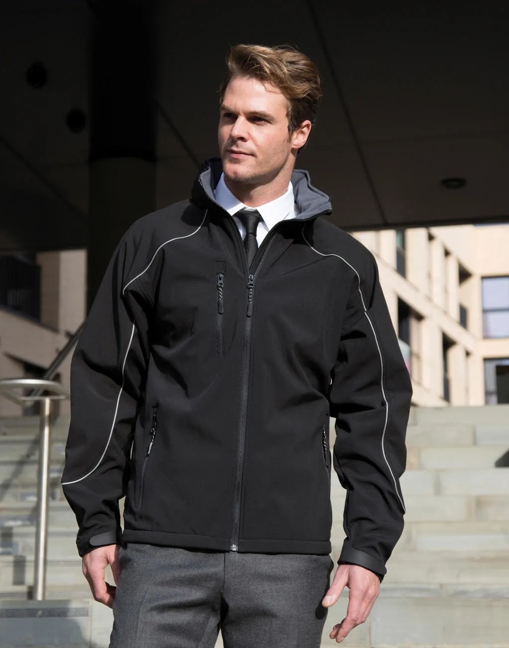 Ice Fell Hooded Softshell Jacket