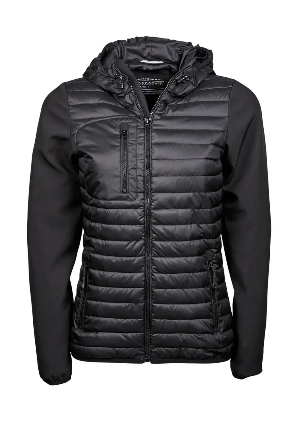 Ladies' Hooded Crossover Jacket