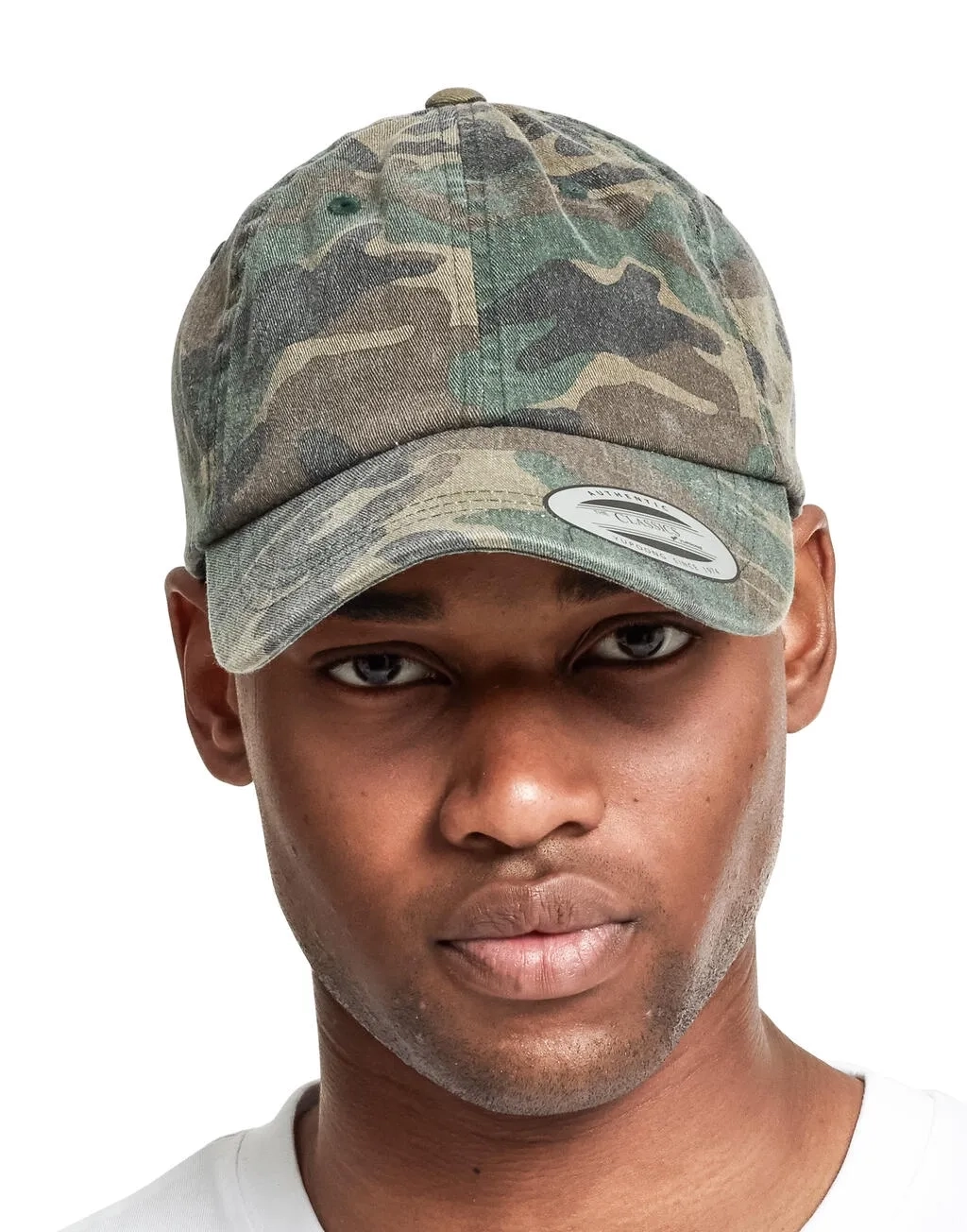 Low Profile Camo Washed Cap