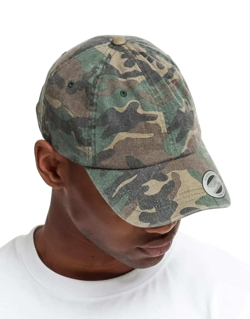 Low Profile Camo Washed Cap