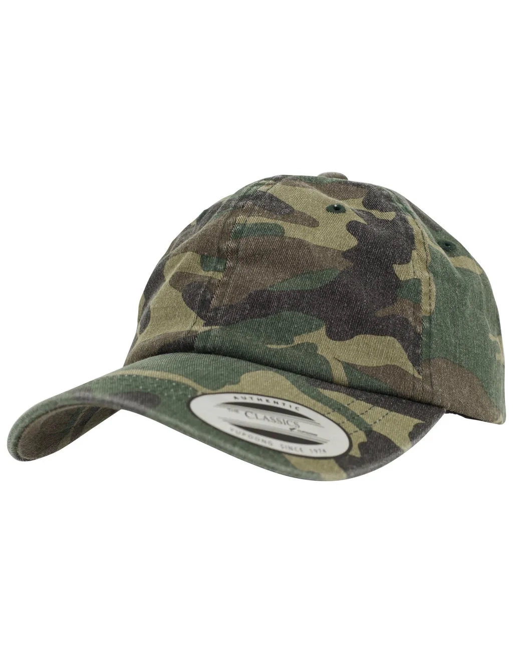 Low Profile Camo Washed Cap