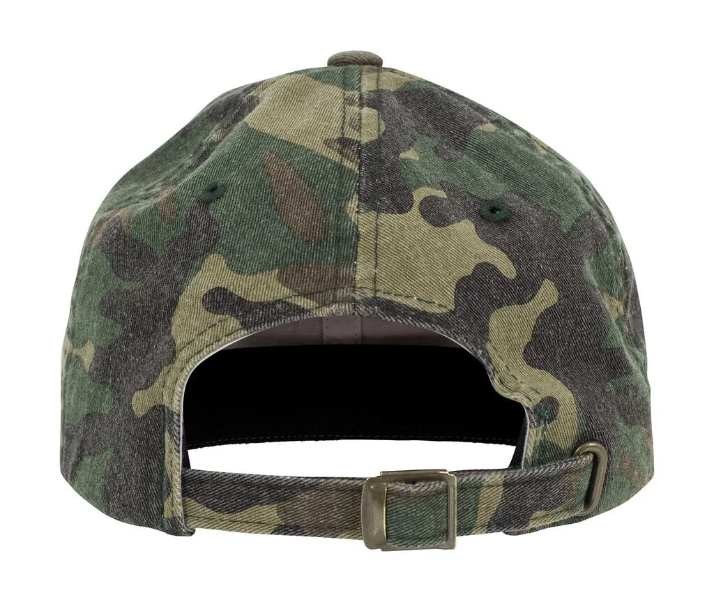 Low Profile Camo Washed Cap