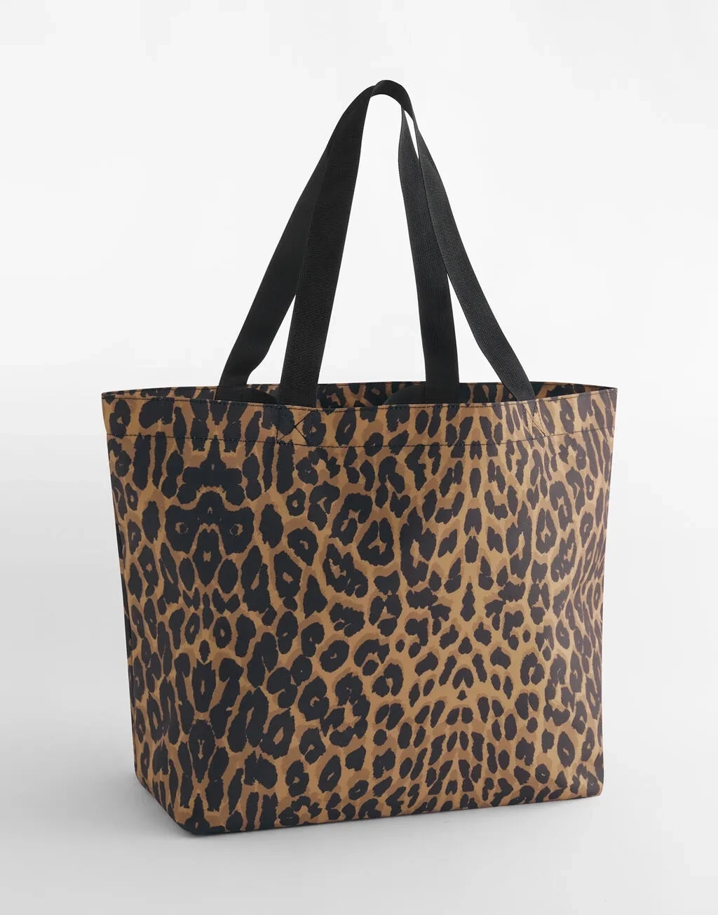 Leopard Print Carryall Tote Bag