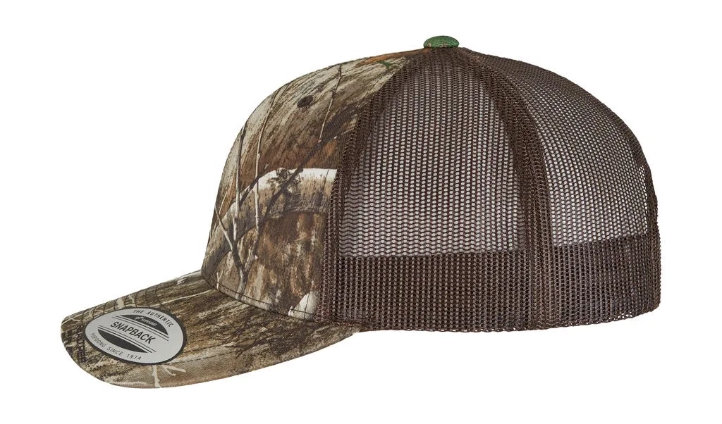 YP Classcis RealTree Camo Retro Trucker Cap