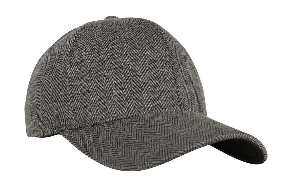 Heringbone Melange Cap