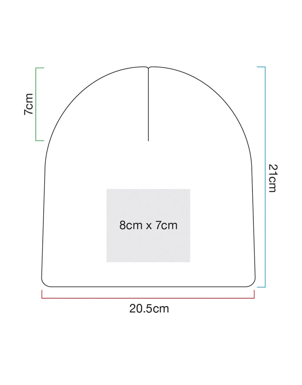 Two-Tone Beanie Knitted Hat