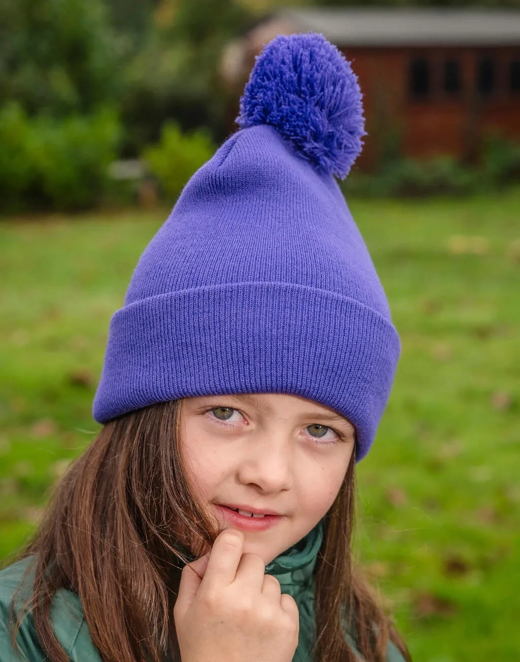 Junior Pom Pom Beanie