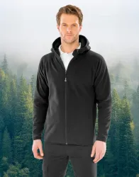 Hooded Recycled Microfleece Jacket