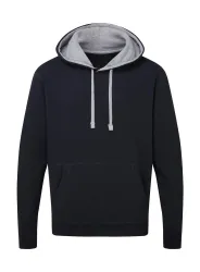 Contrast Hooded Sweatshirt Men
