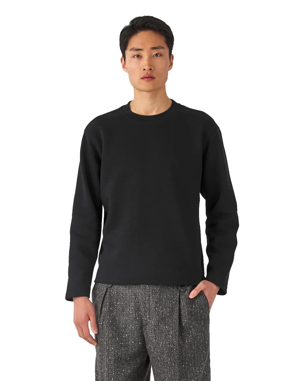 Open Hem Sweatshirt