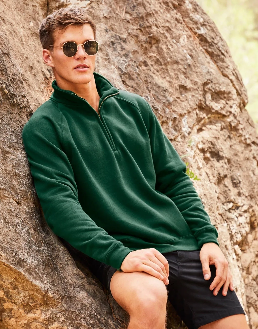 Premium Zip Neck Sweat