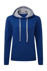 Contrast Hooded Sweatshirt Women