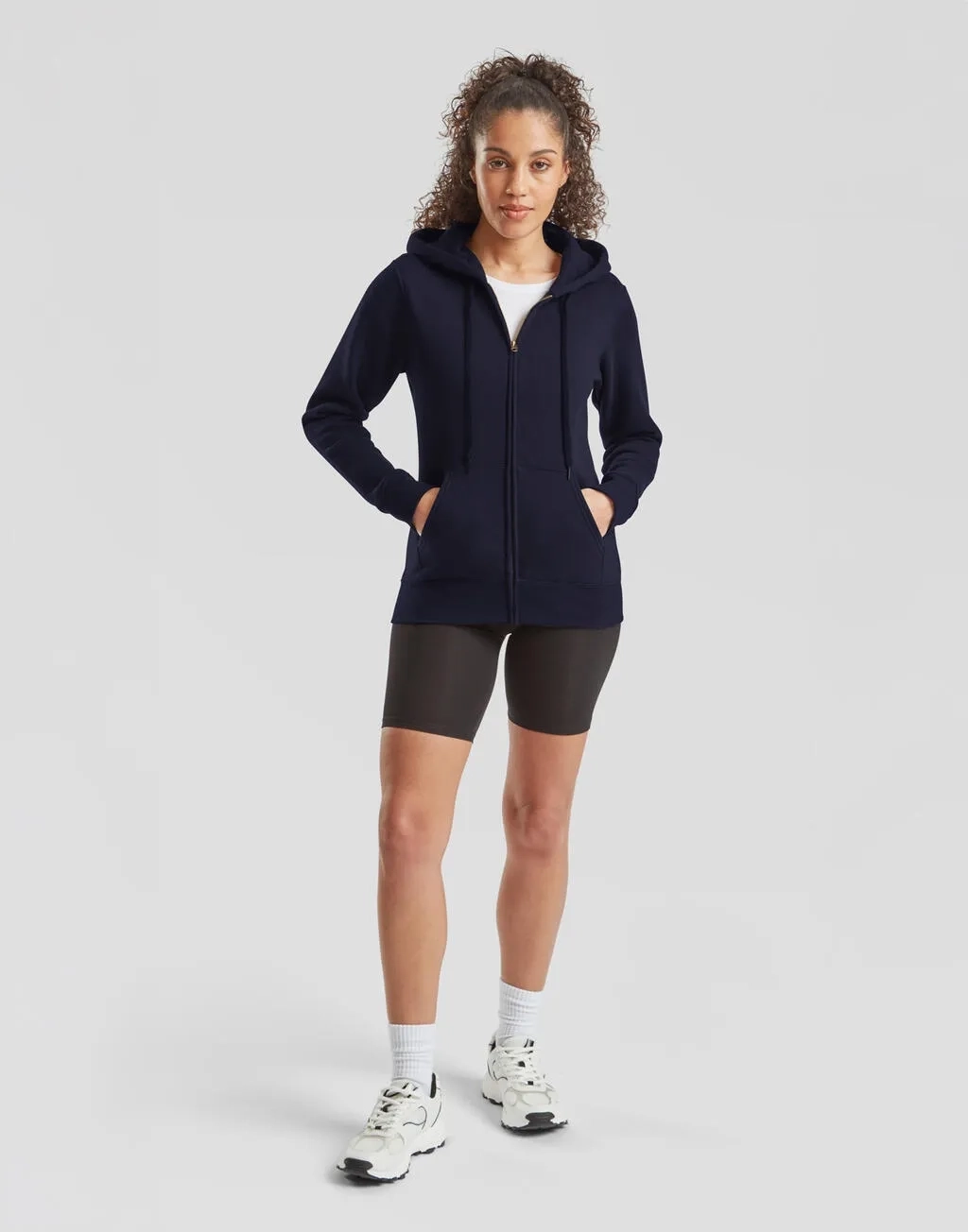 Premium Hooded Sweat Jacket Lady-Fit