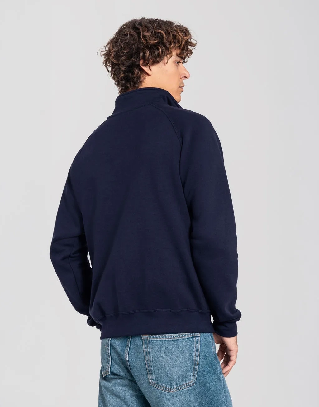 Iconic Premium Zip Neck Sweat
